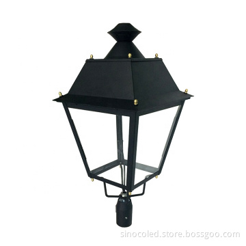 ENEC IP66 Waterproof Outdoor Post Top Photocell 30W Crown LED Garden & Park Lights